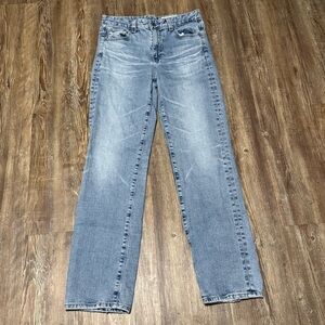 AG Adriano Goldschmied Saige Jeans Women's 27R High Rise Relaxed Straight Leg